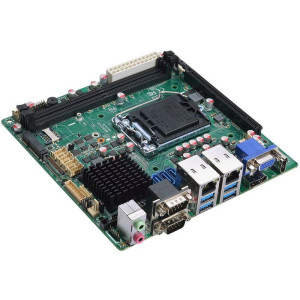 Axiomtek MANO500 Mini ITX Motherboard, 6th/7th Gen Intel Core i7/i5/i3, Pentium, or Celeron processor